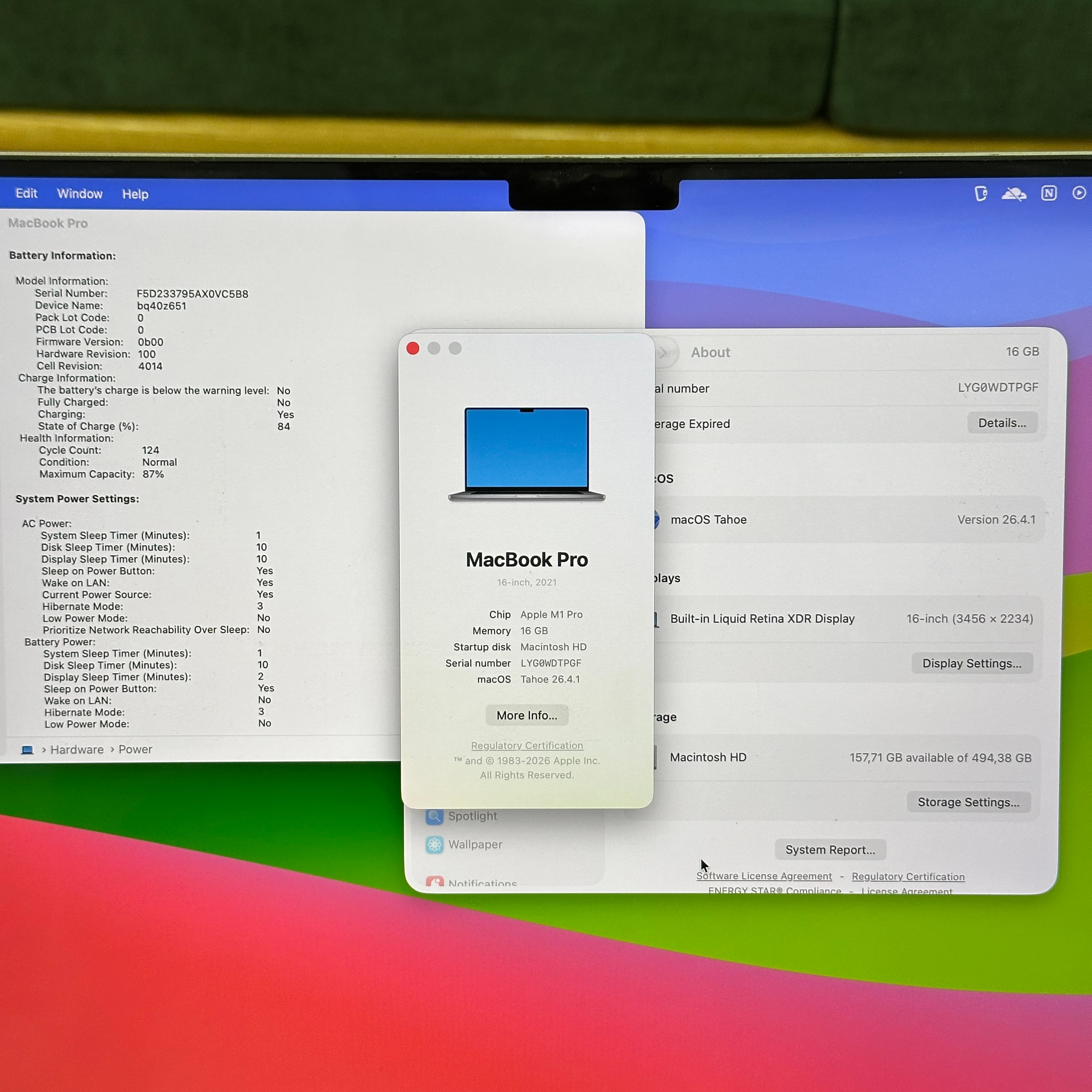 MacBook Pro M1 Pro 2021 16 inch - image 2