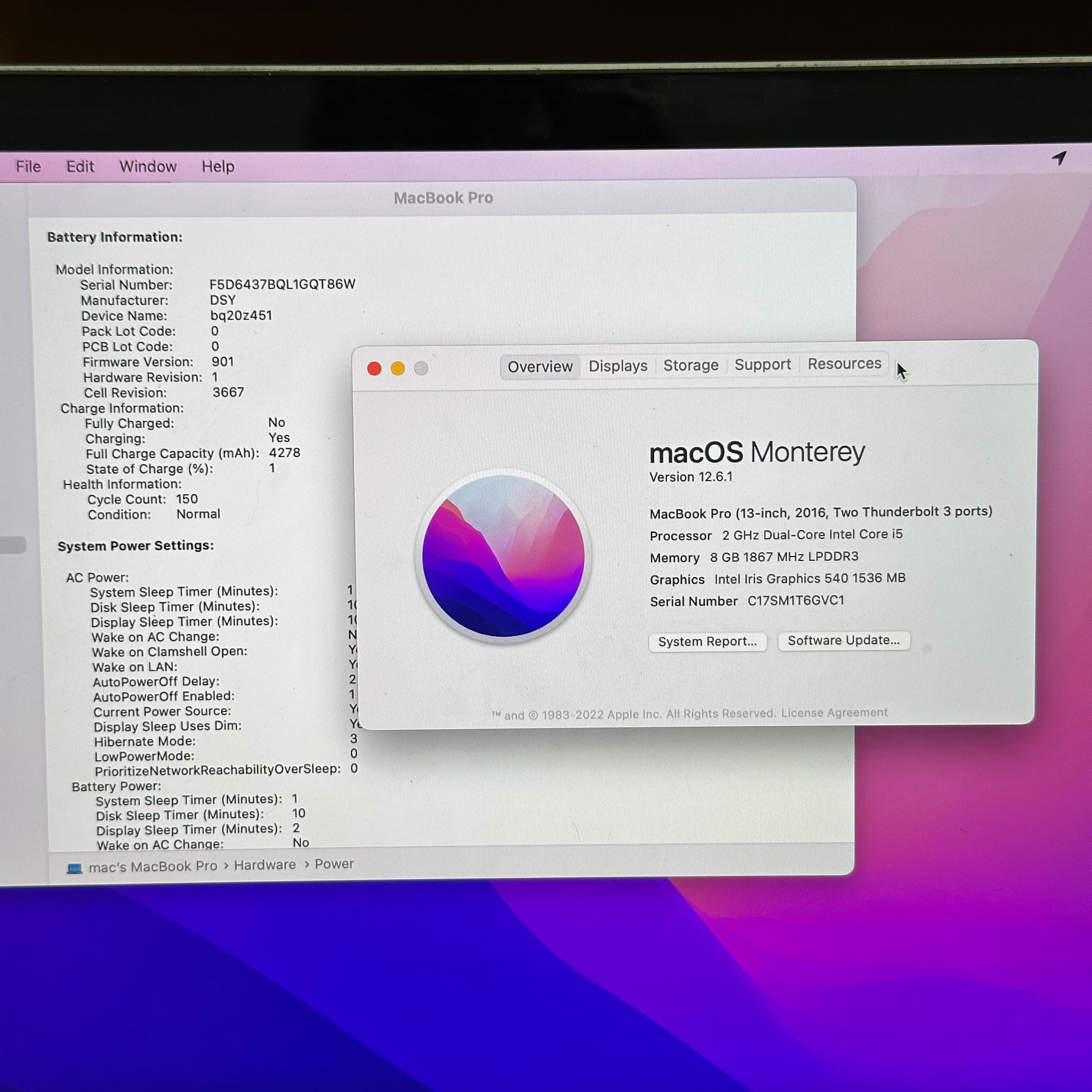 MacBook Pro Intel i5 2016 13 inch - image 2