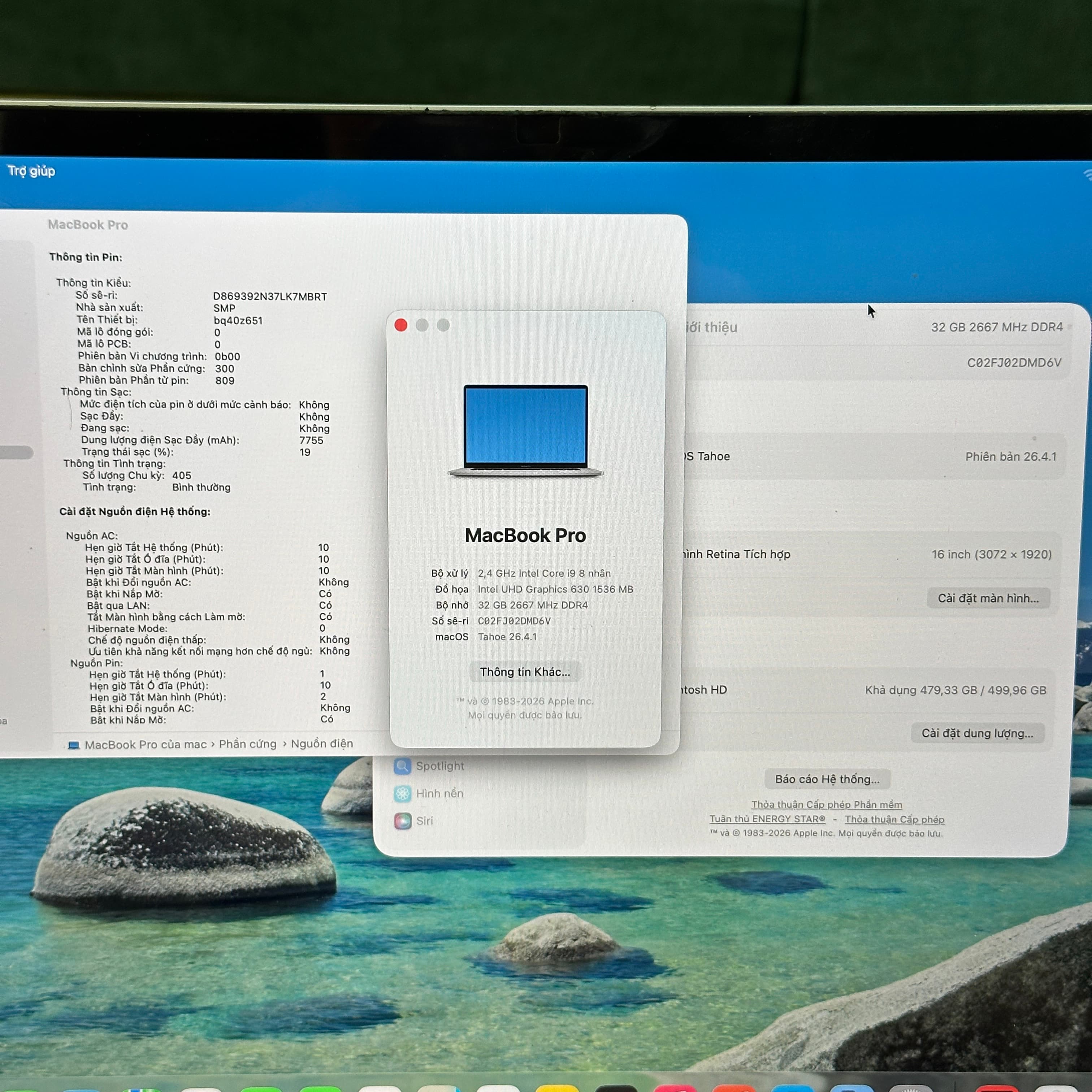 MacBook Pro Intel i9 2019 16 inch - image 2