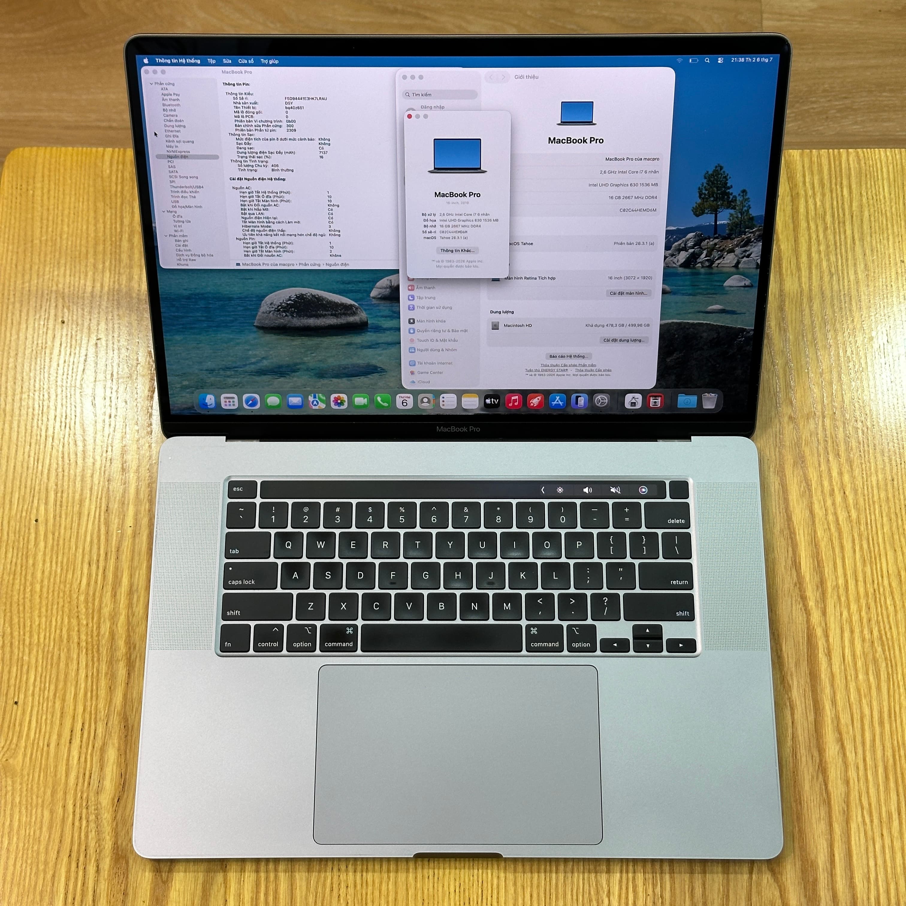 MacBook Pro Intel i7 2019 16 inch - image 1