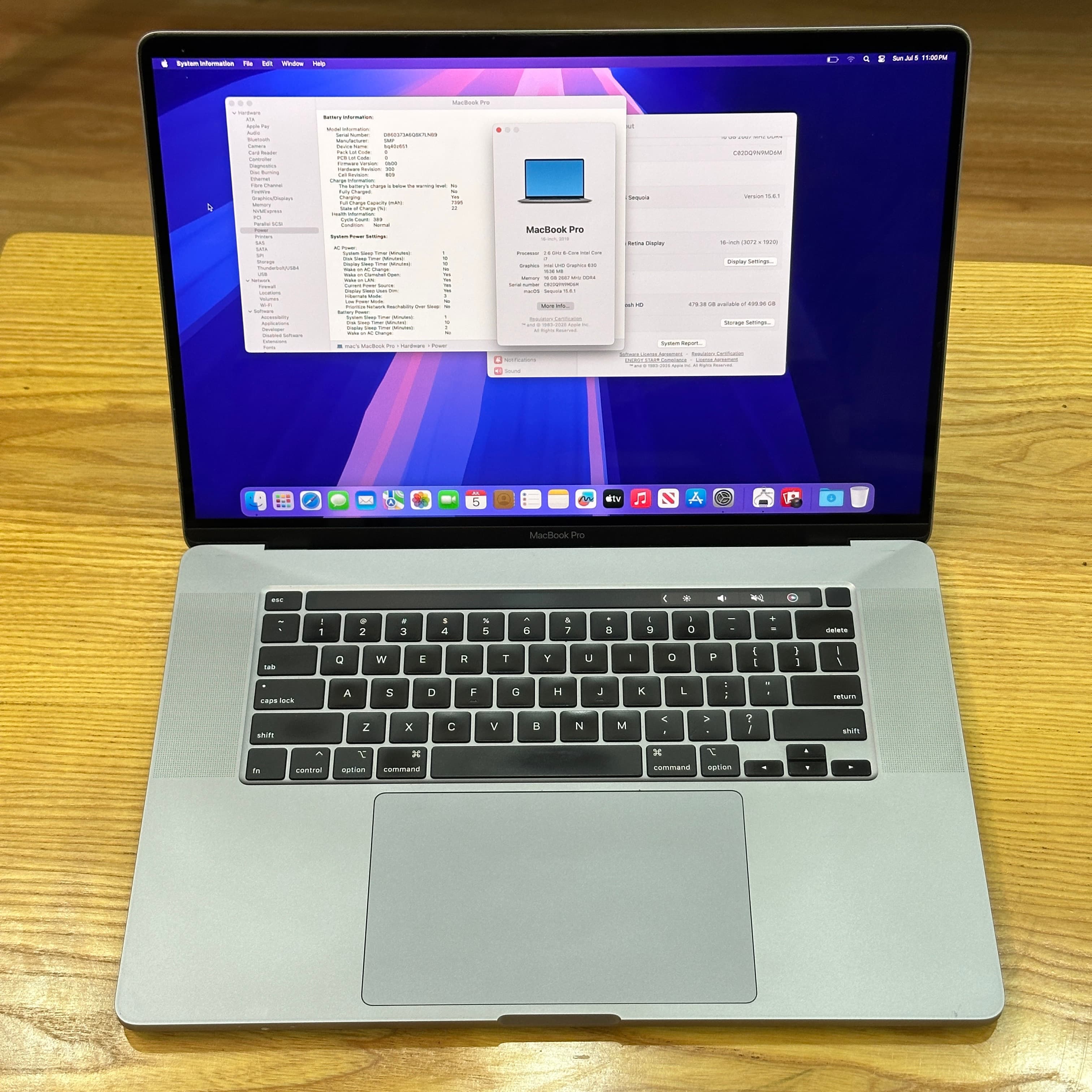 MacBook Pro Intel i7 2019 16 inch - image 1
