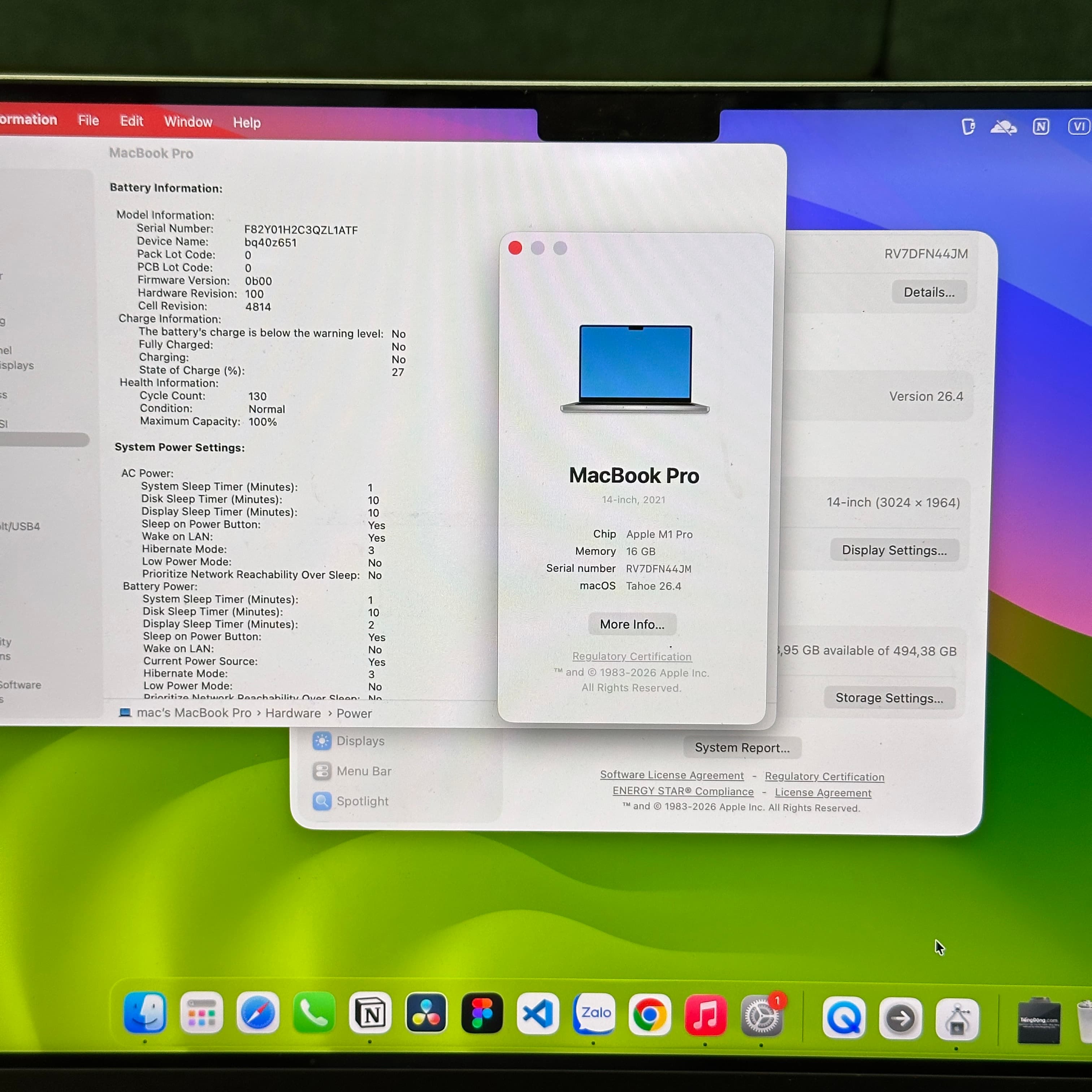 MacBook Pro M1 Pro 2021 14 inch - image 2
